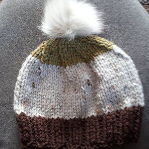Hand knitted hat
